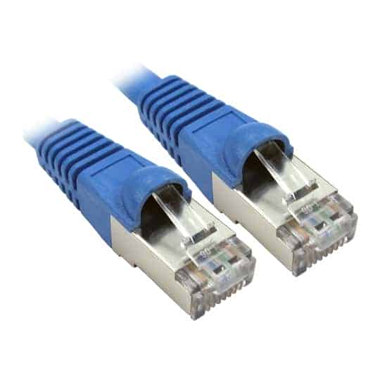 Progressive Robot 0.25m Cat6a LSZH RJ45 Blue Moulded Snagless Ethernet Cable